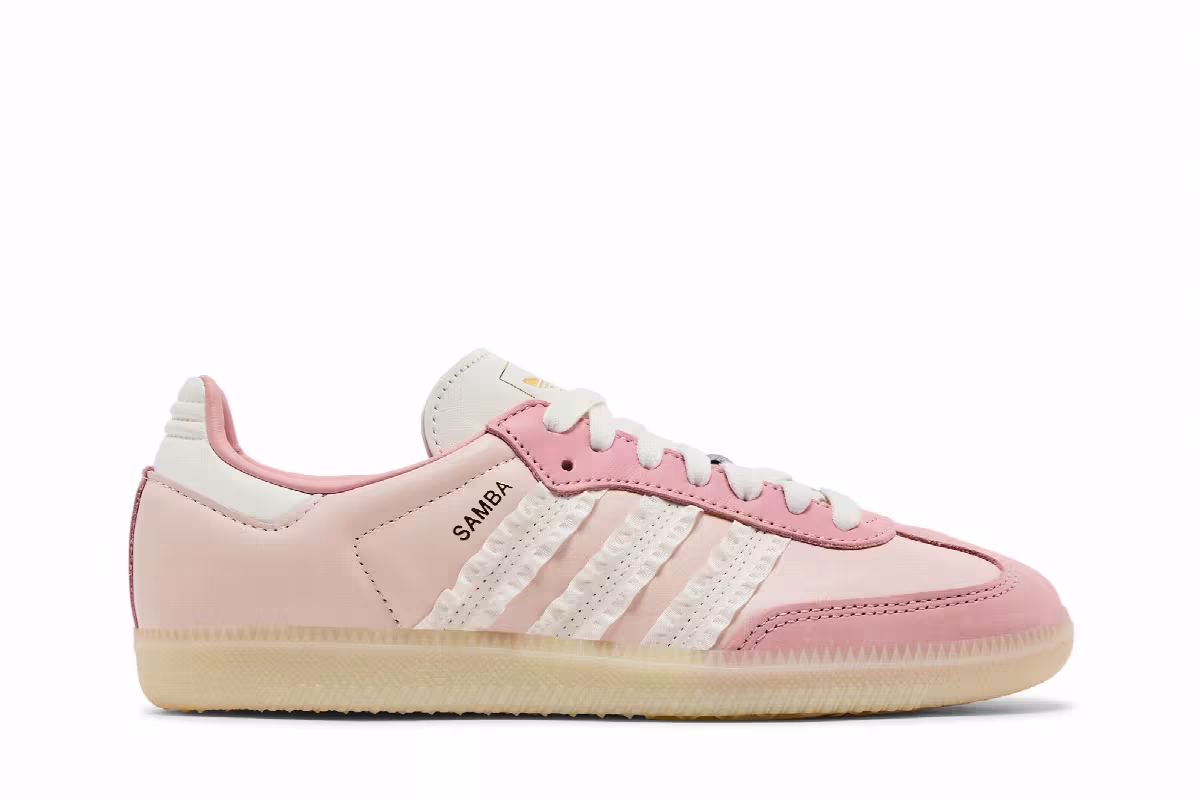 adidas Women's Samba Ruffle Stripes Pack - Wonder Mauve, view 2