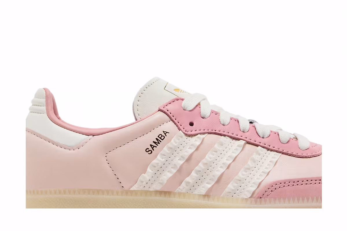 adidas Women's Samba Ruffle Stripes Pack - Wonder Mauve, view 3