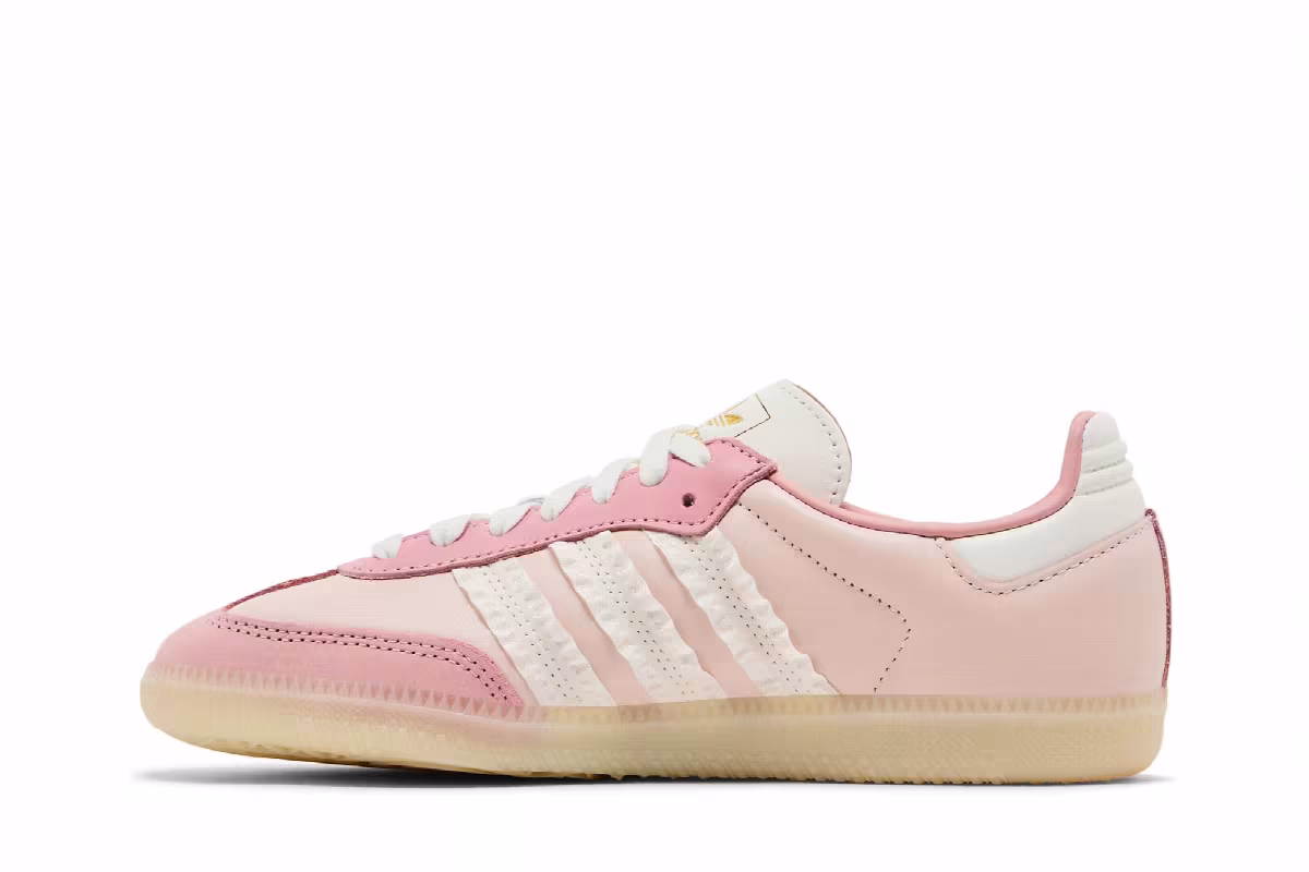 adidas Women's Samba Ruffle Stripes Pack - Wonder Mauve, view 4