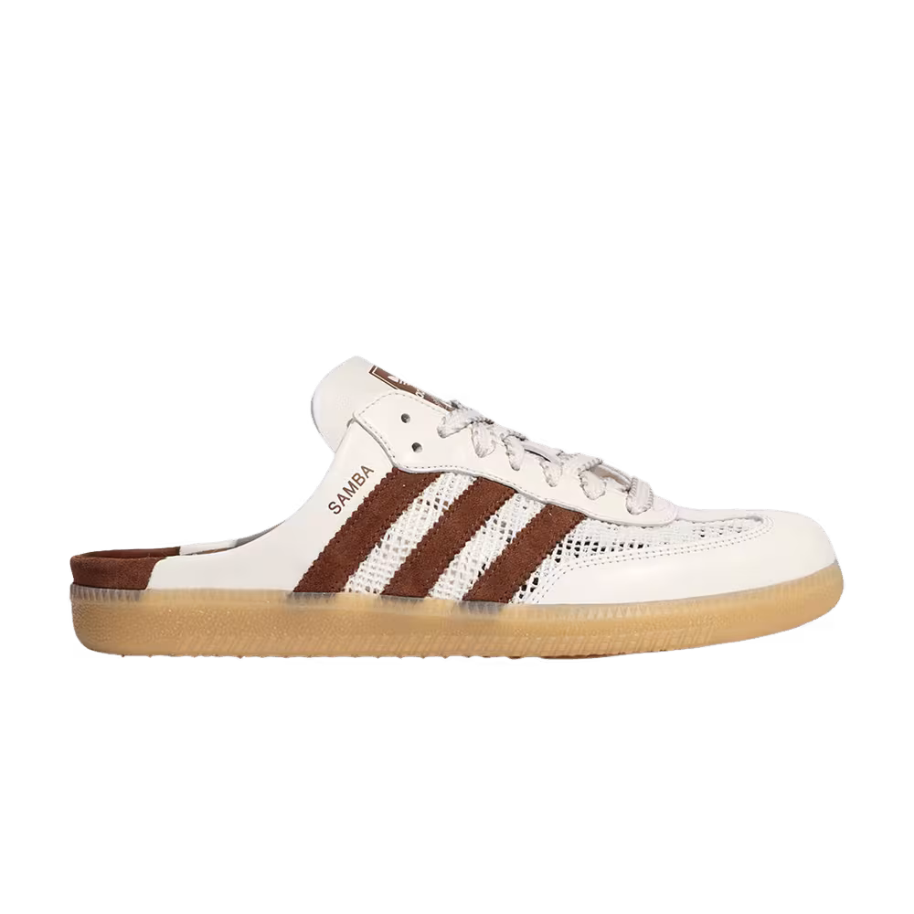 adidas Women's Samba Mule Off White Preloved Brown