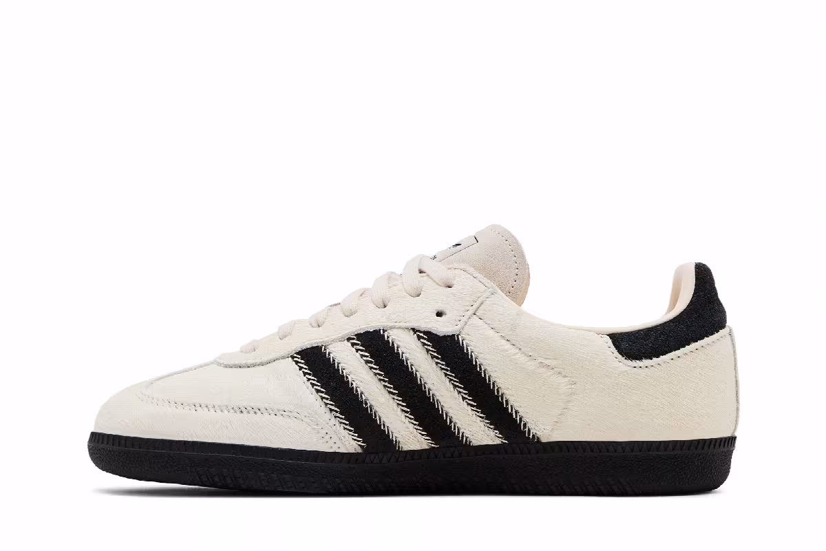 adidas Women's Samba OG Pony Hair Pack - Wonder White, view 4