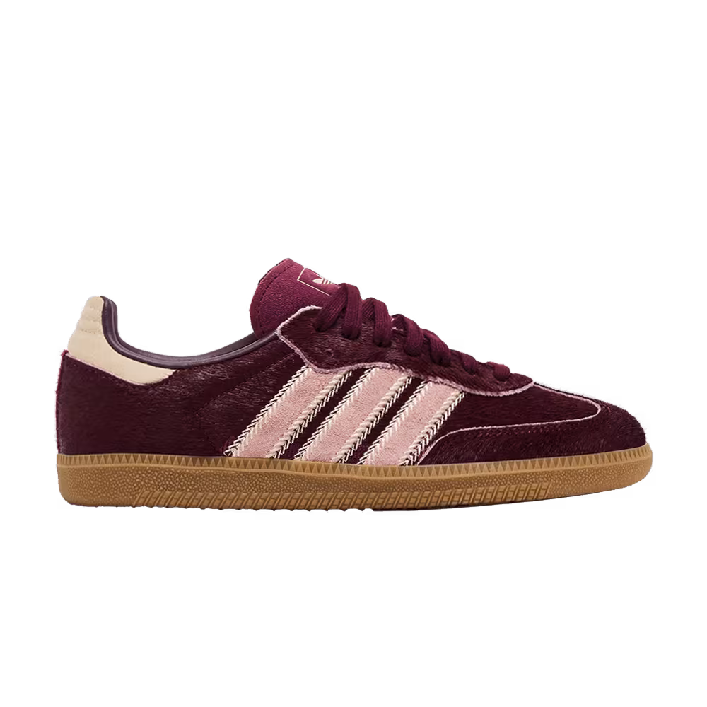 adidas Women's Samba OG Pony Hair Pack - Maroon