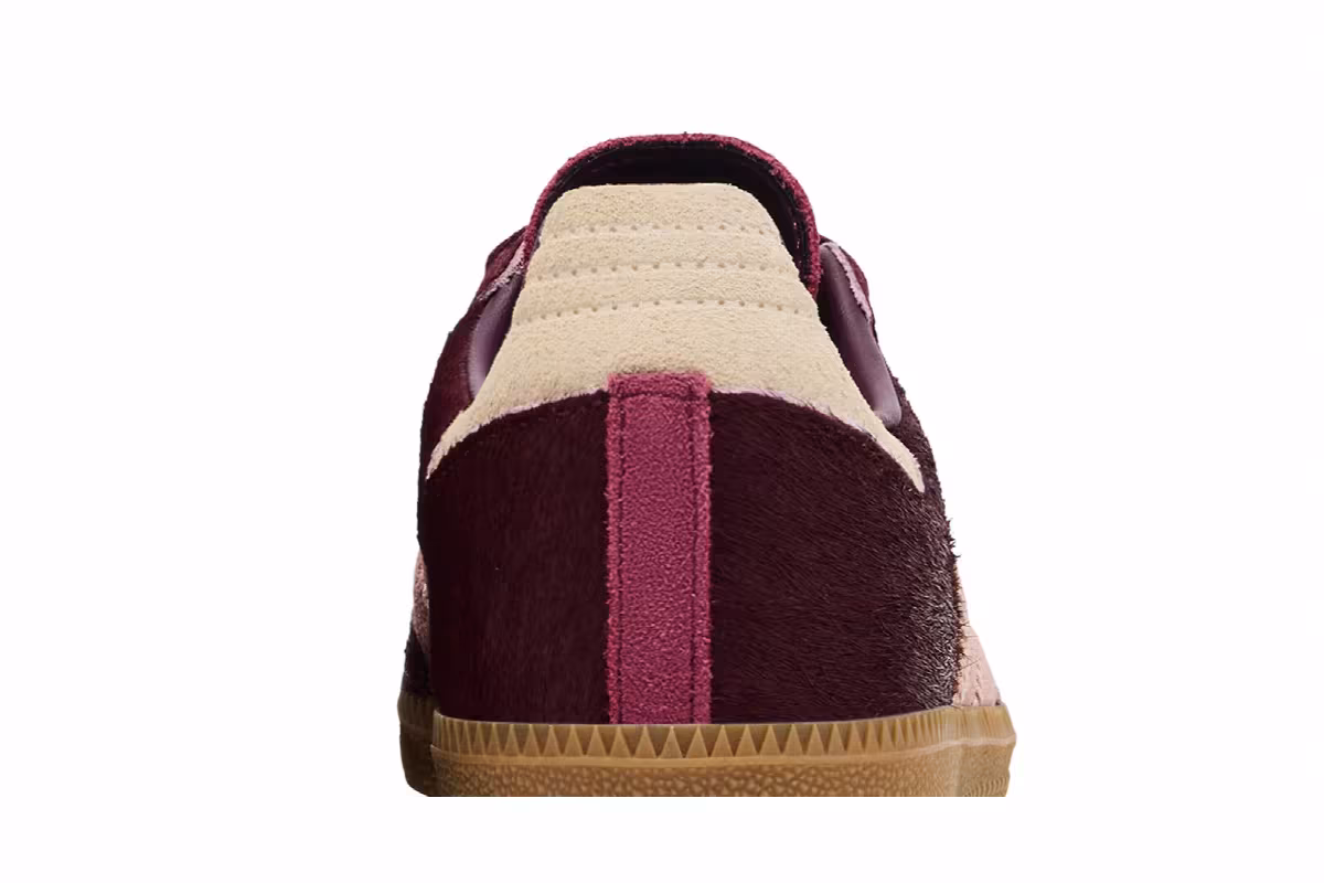 adidas Women's Samba OG Pony Hair Pack - Maroon, view 8