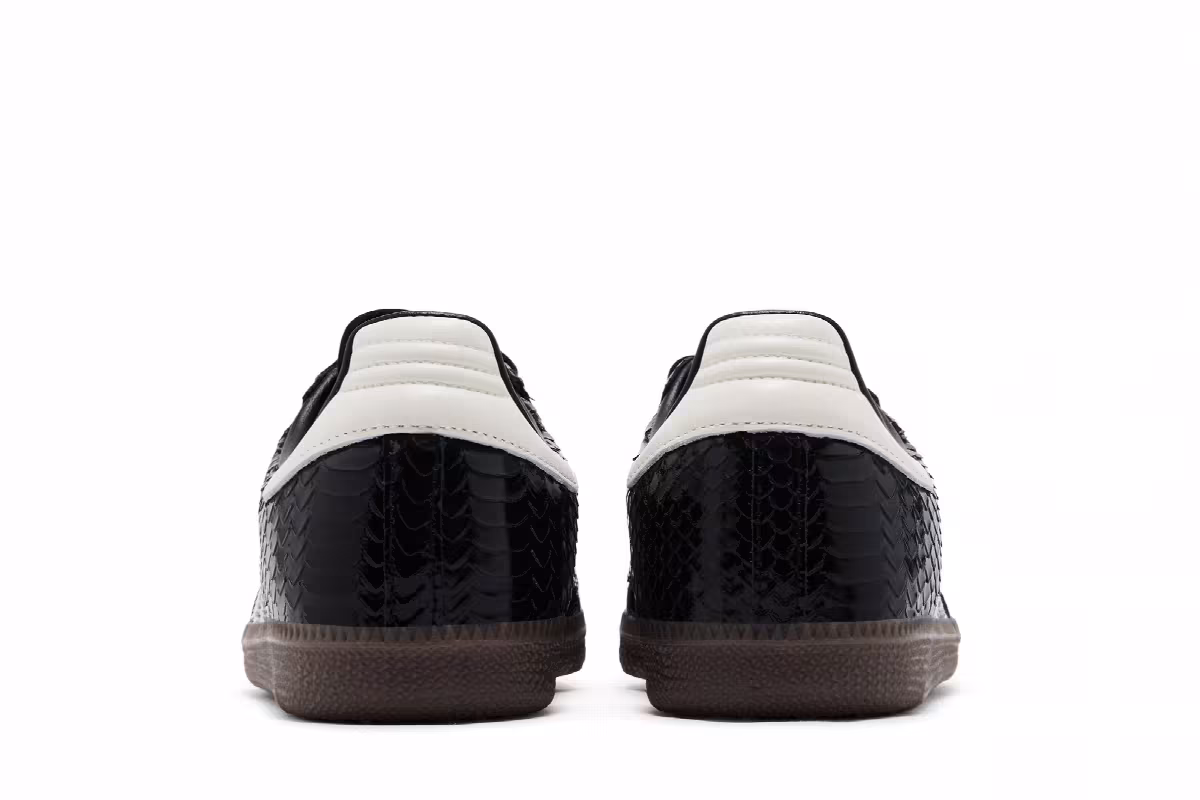 adidas Women's Samba OG Core Black Off White Gum, view 7