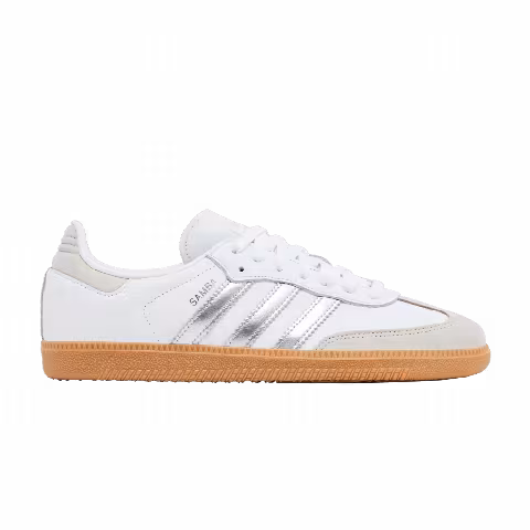 adidas Wmns Samba OG 'White Silver Metallic Grey'