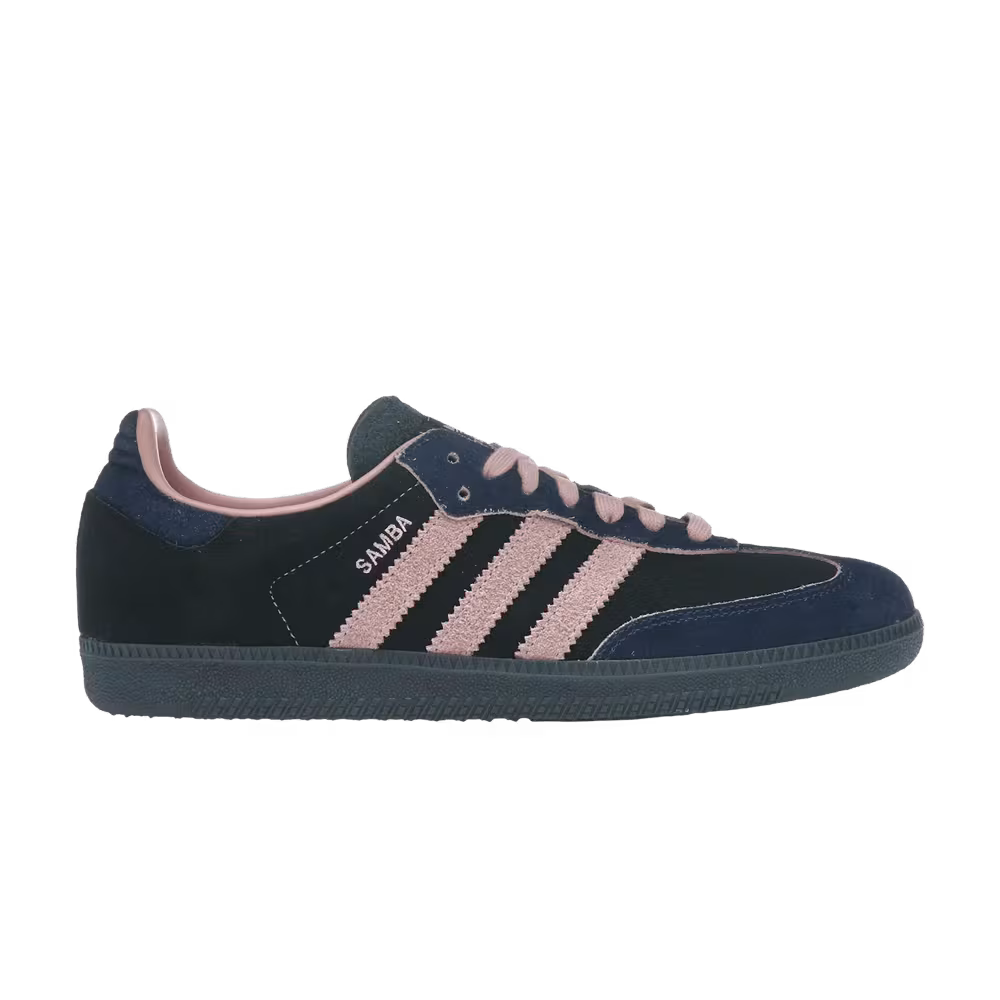 adidas Women's Samba OG Black Wonder Mauve Indigo
