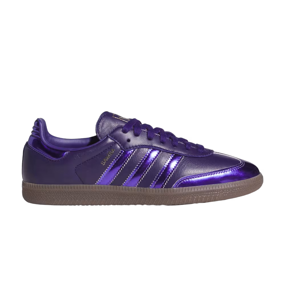 adidas Women's Samba OG Collegiate Purple Rush Gold