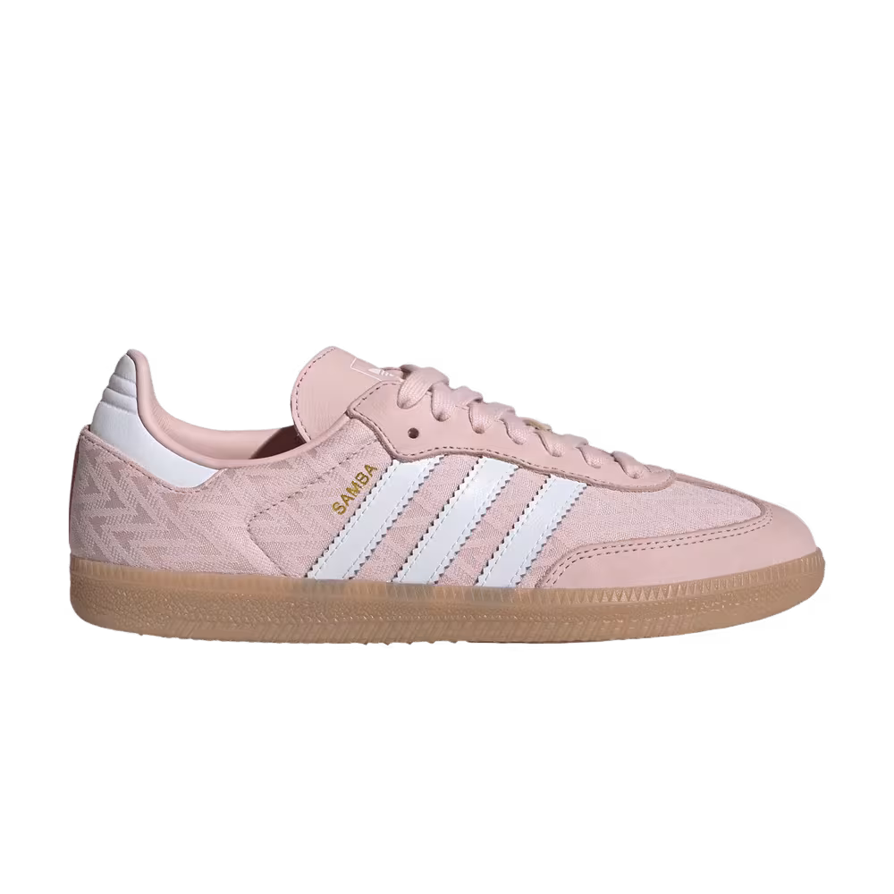 adidas Women's Samba OG Sandy Pink White Gold