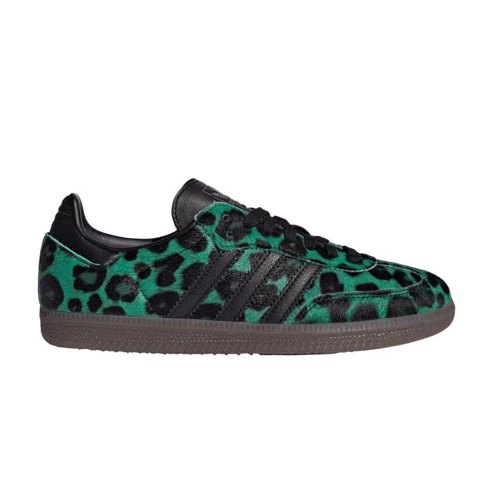 adidas Women's Samba OG Semi Screaming Green Core Black Gold
