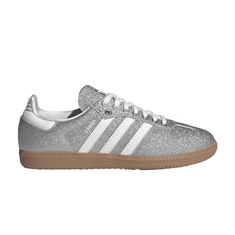 adidas Women's Samba OG Supplier Colour Off White Silver Metallic