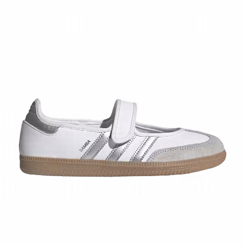 adidas Wmns Samba Jane 'Footwear White Silver Metallic Gum'