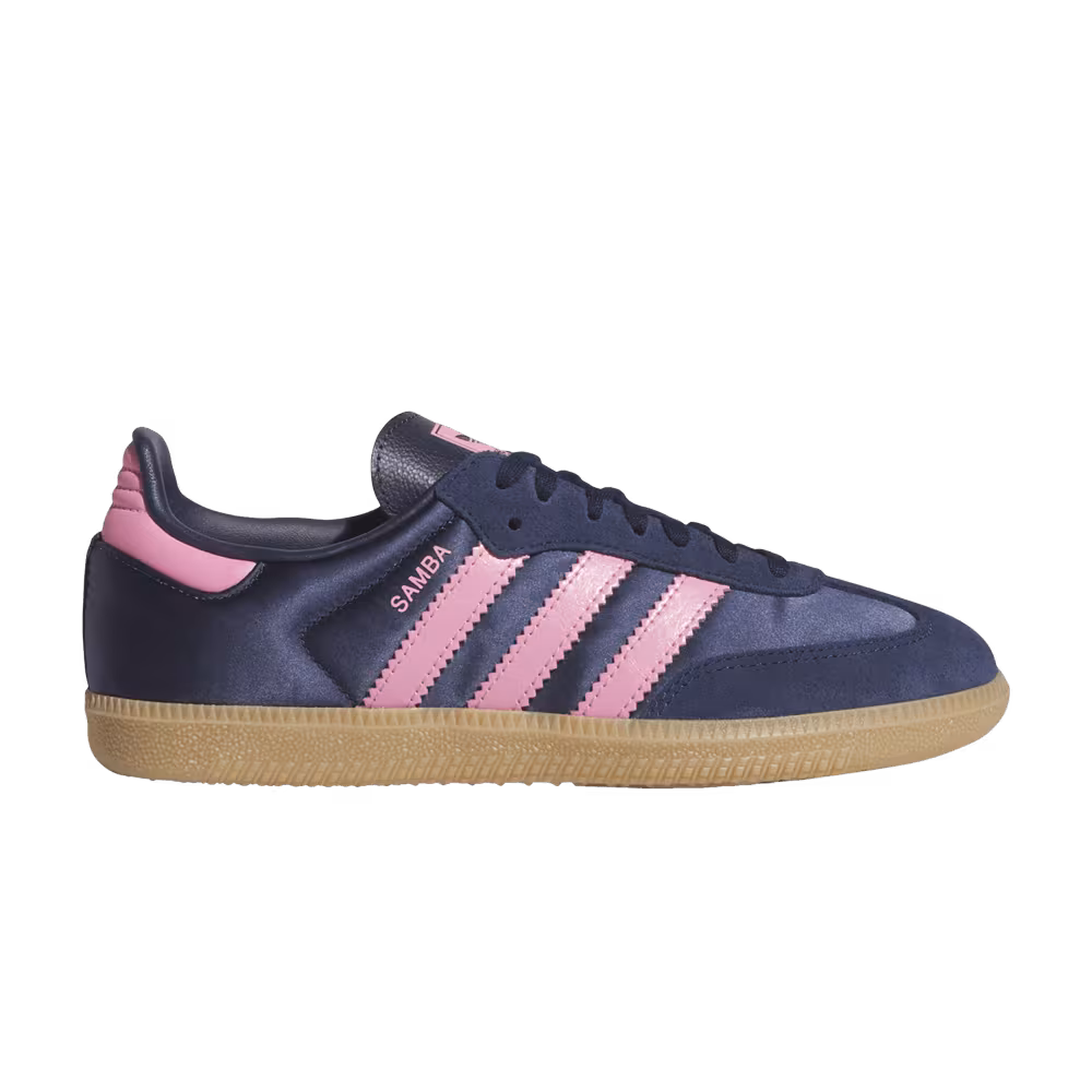 adidas Women's Samba Night Indigo Mauve Satin