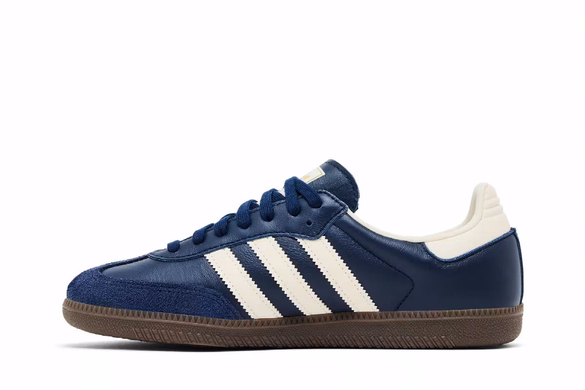 adidas Women's Samba OG Night Indigo White Gum, view 4