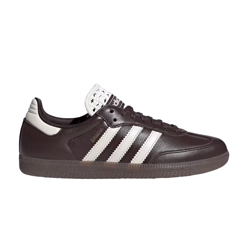 adidas Women's Samba OG Aurora Coffee Off White Gold