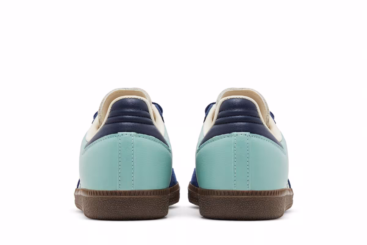adidas Women's Samba OG Hazy Green Indigo, view 7
