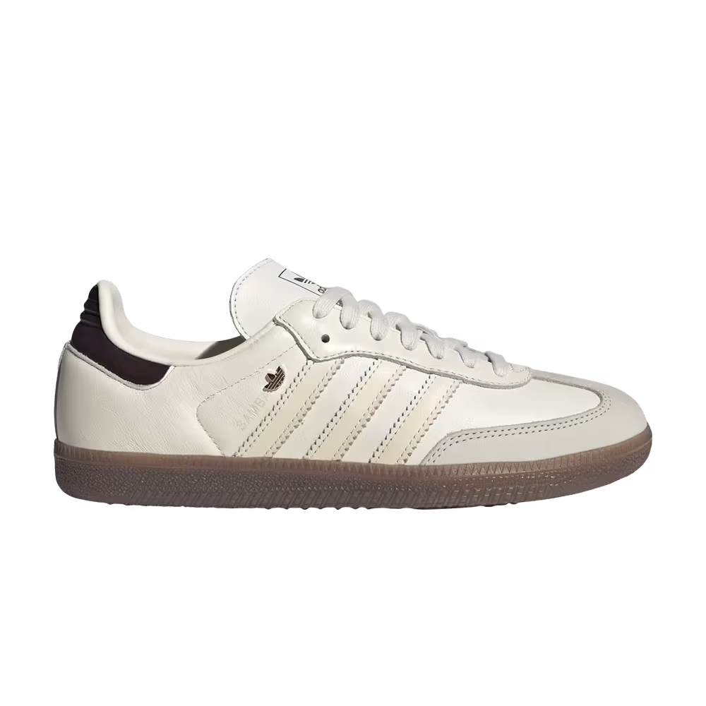 adidas Women's Samba OG Off White Aurora Coffee