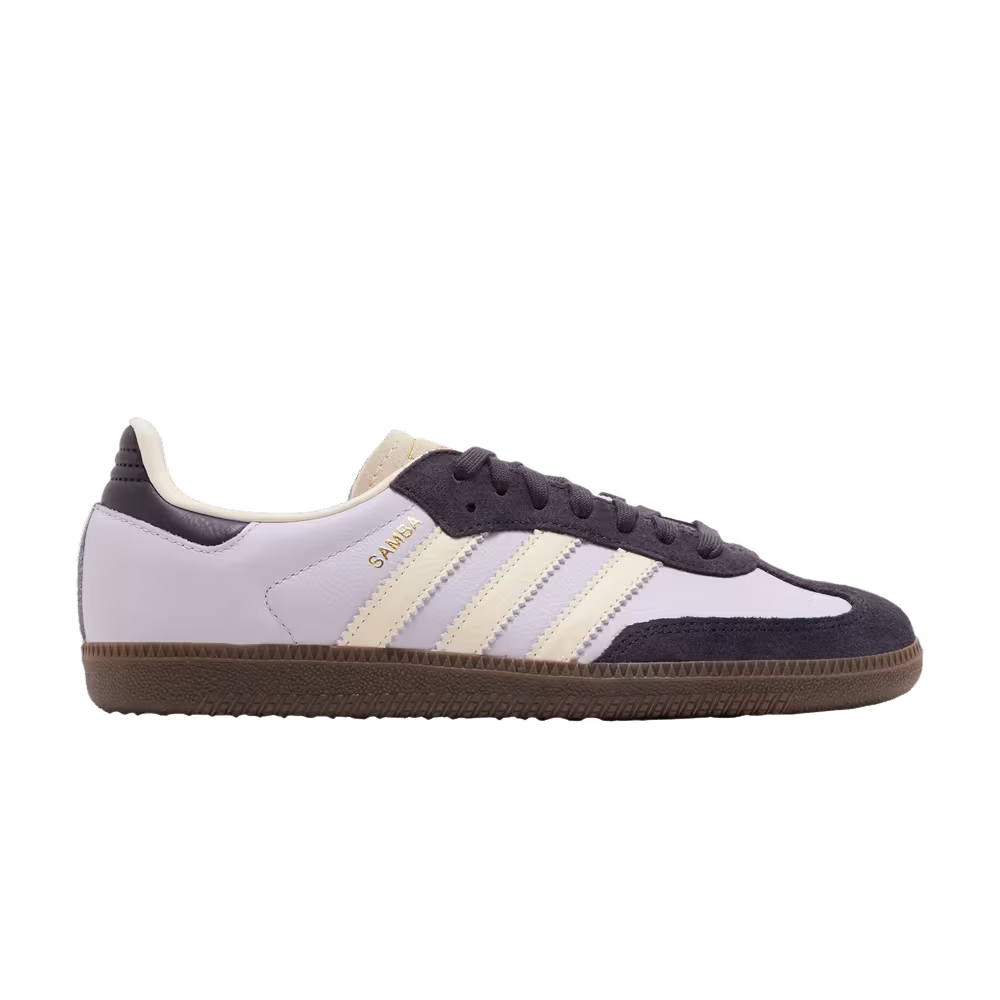 adidas Women's Samba OG Silver Dawn Aurora Black
