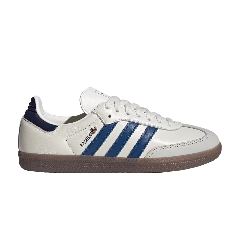 adidas Women's Samba OG Off White Dusky Petrol Night Indigo