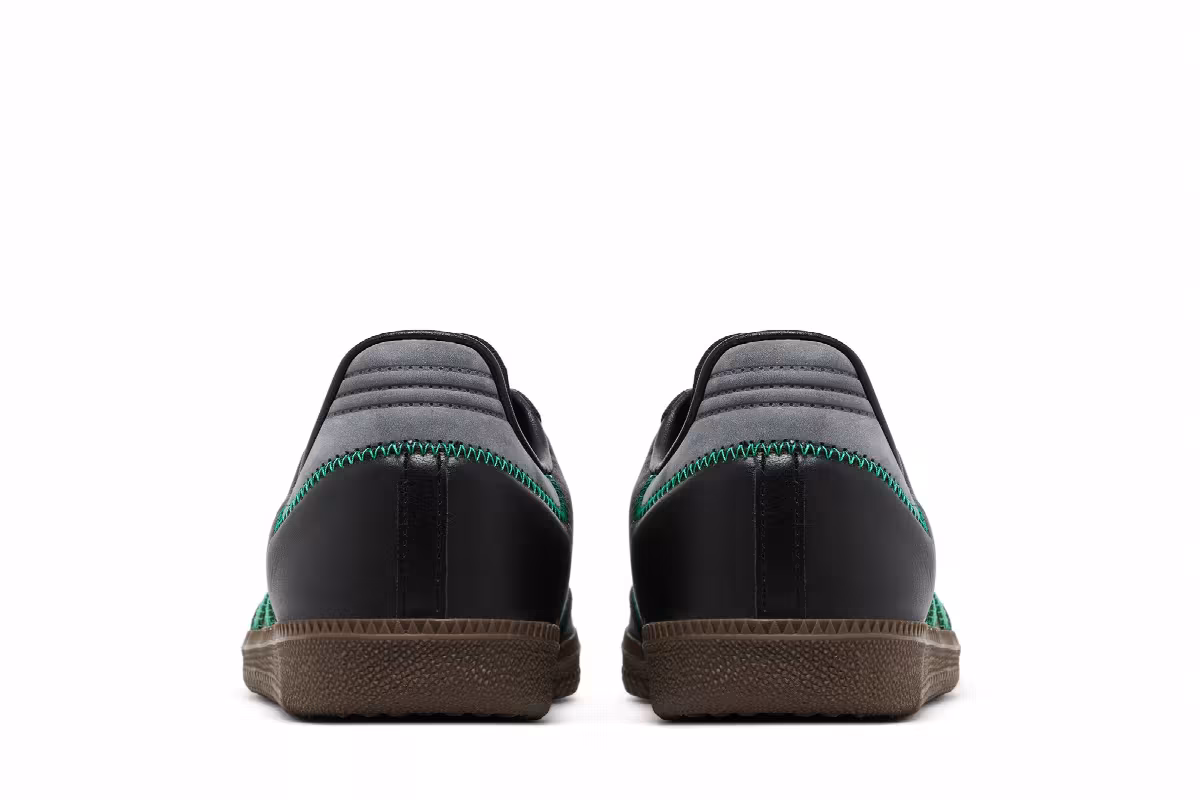 adidas Women's Samba OG Black Green, view 7
