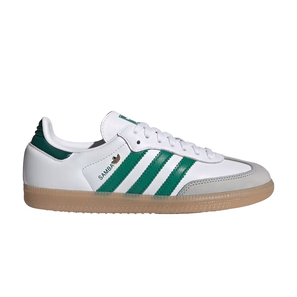 adidas Women's Samba OG White Collegiate Green