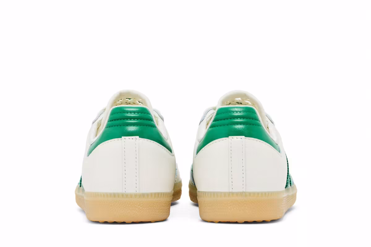 adidas Women's Samba OG Off White Green Gold, view 7