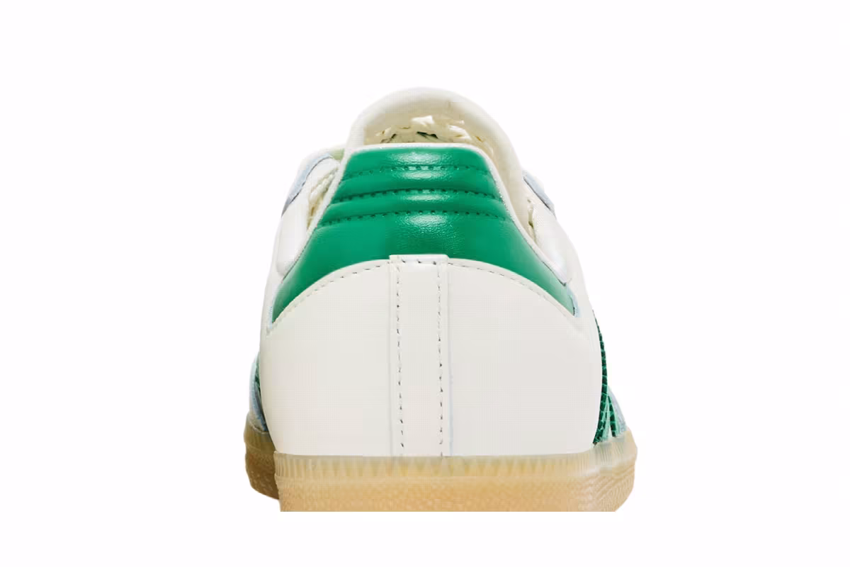 adidas Women's Samba OG Off White Green Gold, view 8