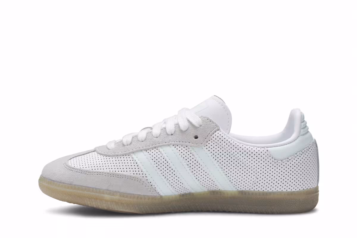 Adidas Women's Samba OG White Mint Grey, view 4