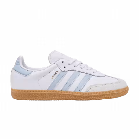 adidas Samba OG J 'White Halo Blue Gum'