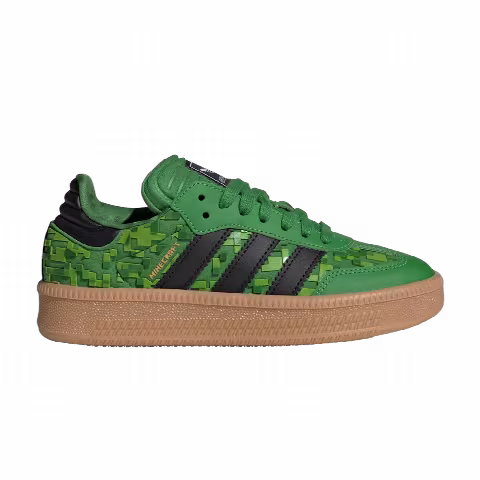 Minecraft x adidas Samba XLG J 'Green Core Black Cloud White