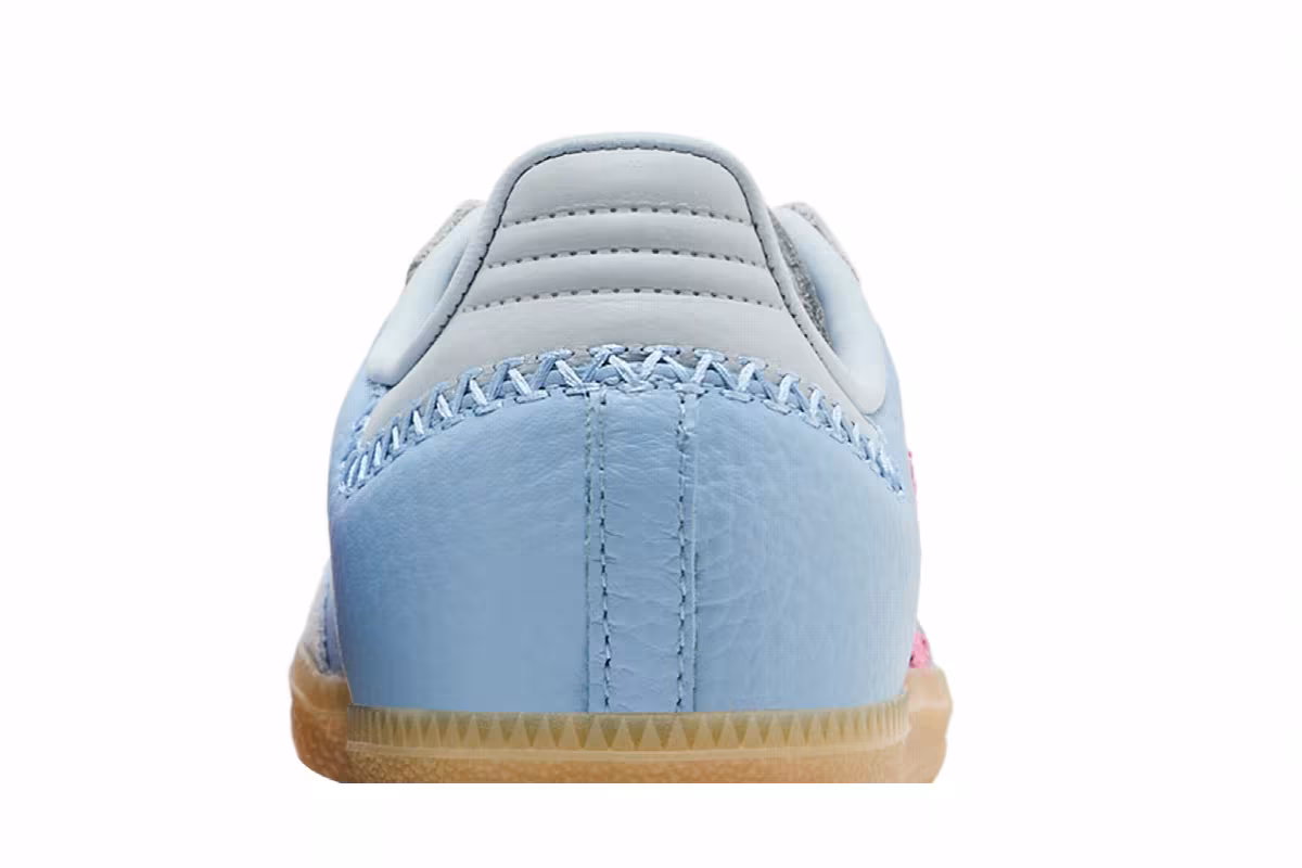 adidas Samba J Blue Pink, view 8