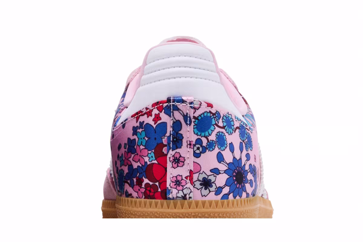 Liberty London x adidas Samba OG J Clear Pink Floral, view 8