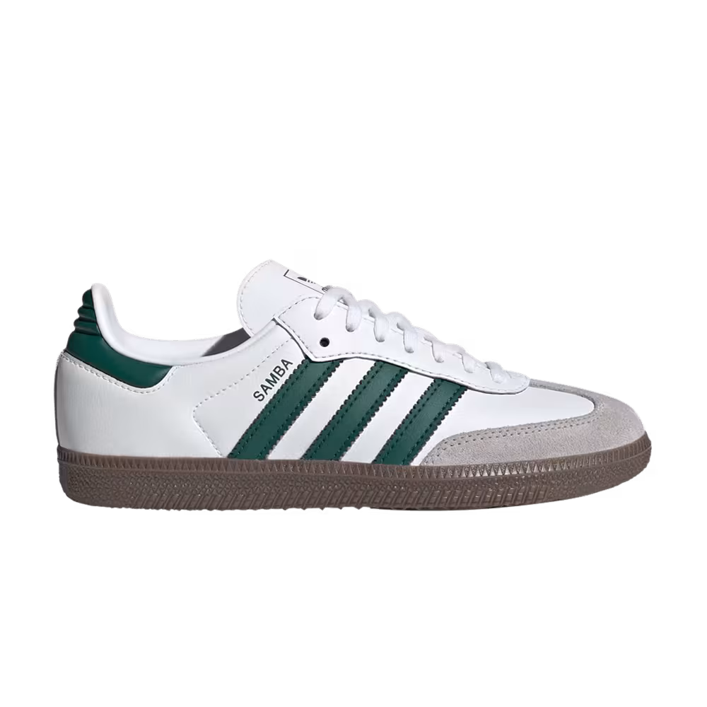 adidas Samba OG J Cloud White Green