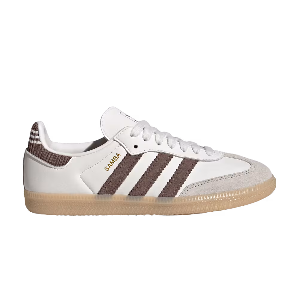 adidas Samba OG J Cloud White Earth Strata Gum