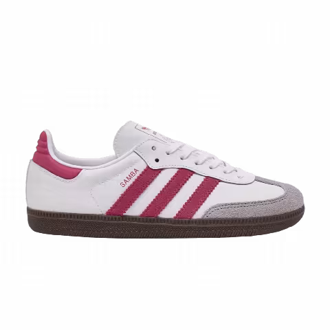 adidas Samba J 'White Magenta'