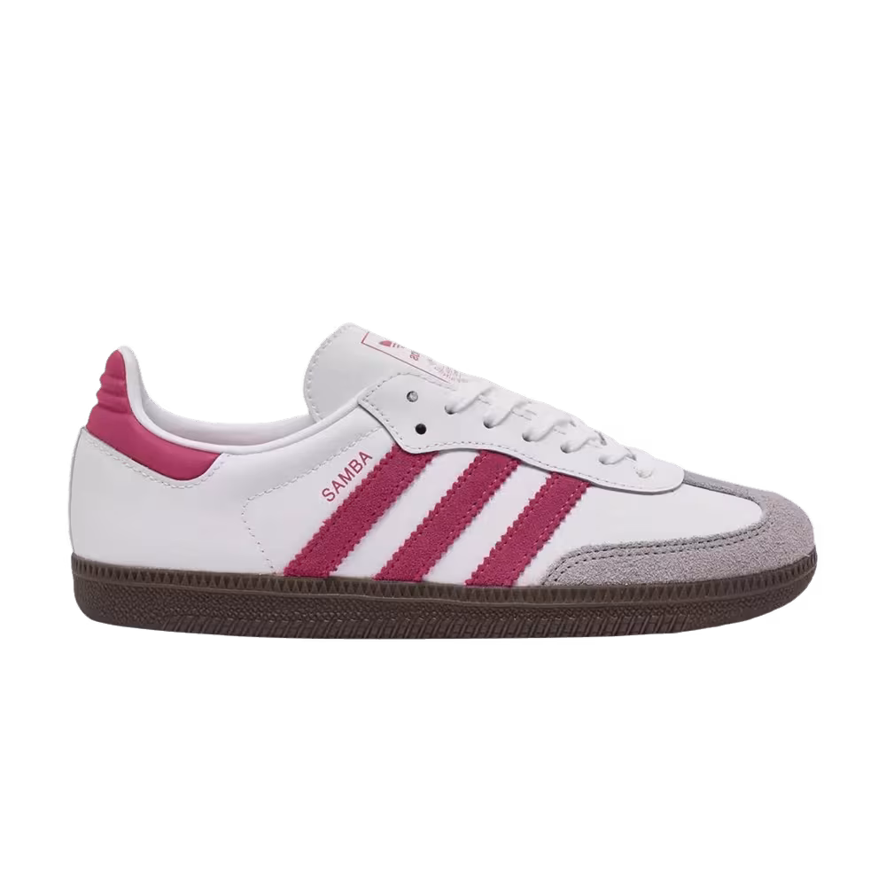 adidas Samba J White Magenta