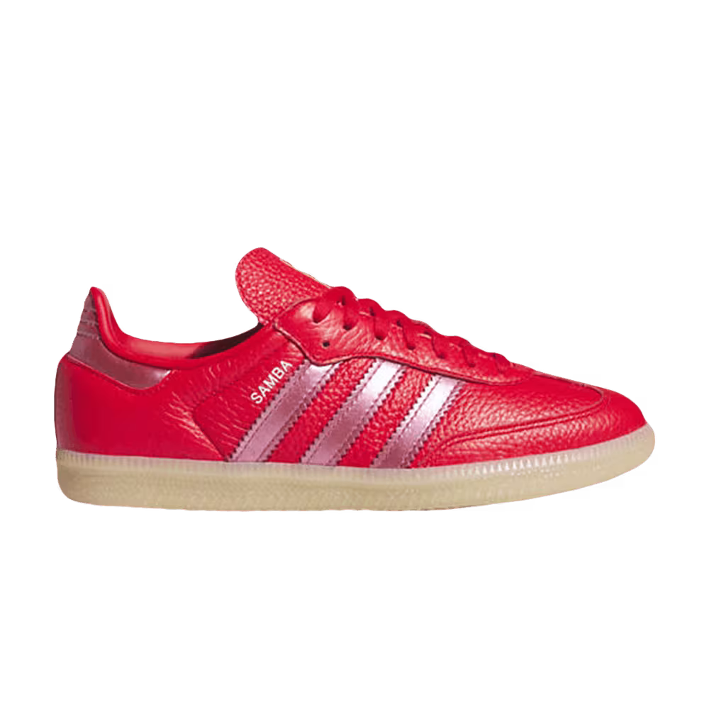adidas Samba OG Big Kid Collegiate Red Purple