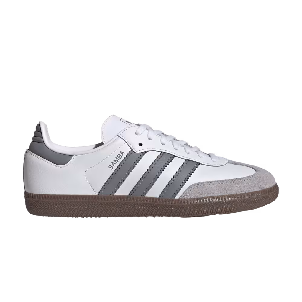 adidas Samba OG Big Kid Cloud White Grey