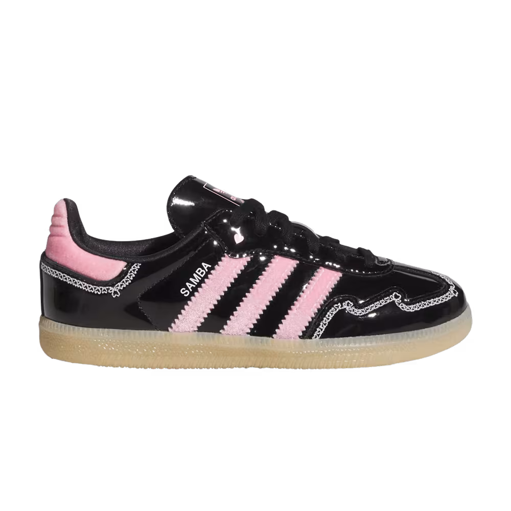 adidas Samba Og Little Kid Core Black Cloud White Light Pink