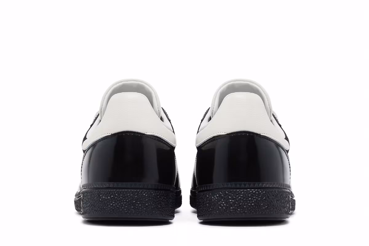 The Blue Trio x adidas Handball Spezial Black White, view 7
