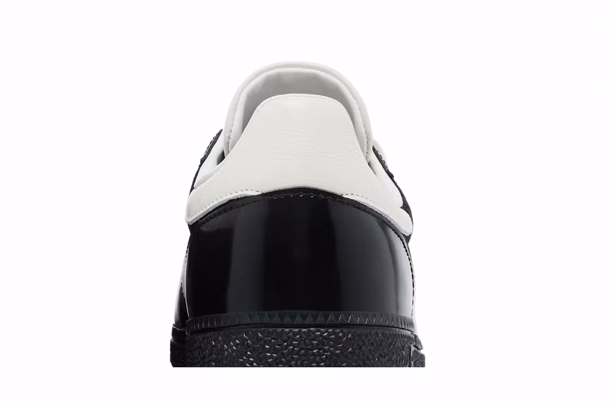 The Blue Trio x adidas Handball Spezial Black White, view 8