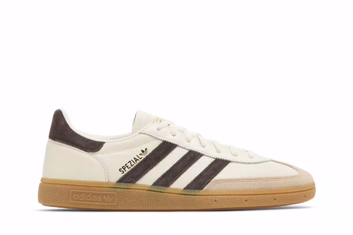 adidas Handball Spezial Off White Dark Brown, view 2