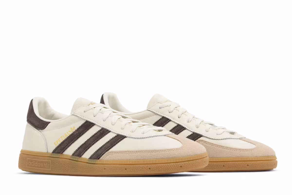 adidas Handball Spezial Off White Dark Brown, view 9