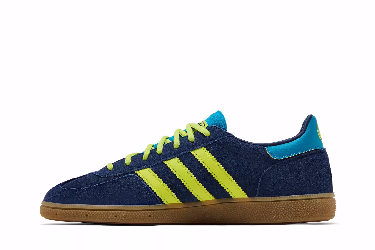 adidas Handball Spezial Columbia Blue Yellow, view 4