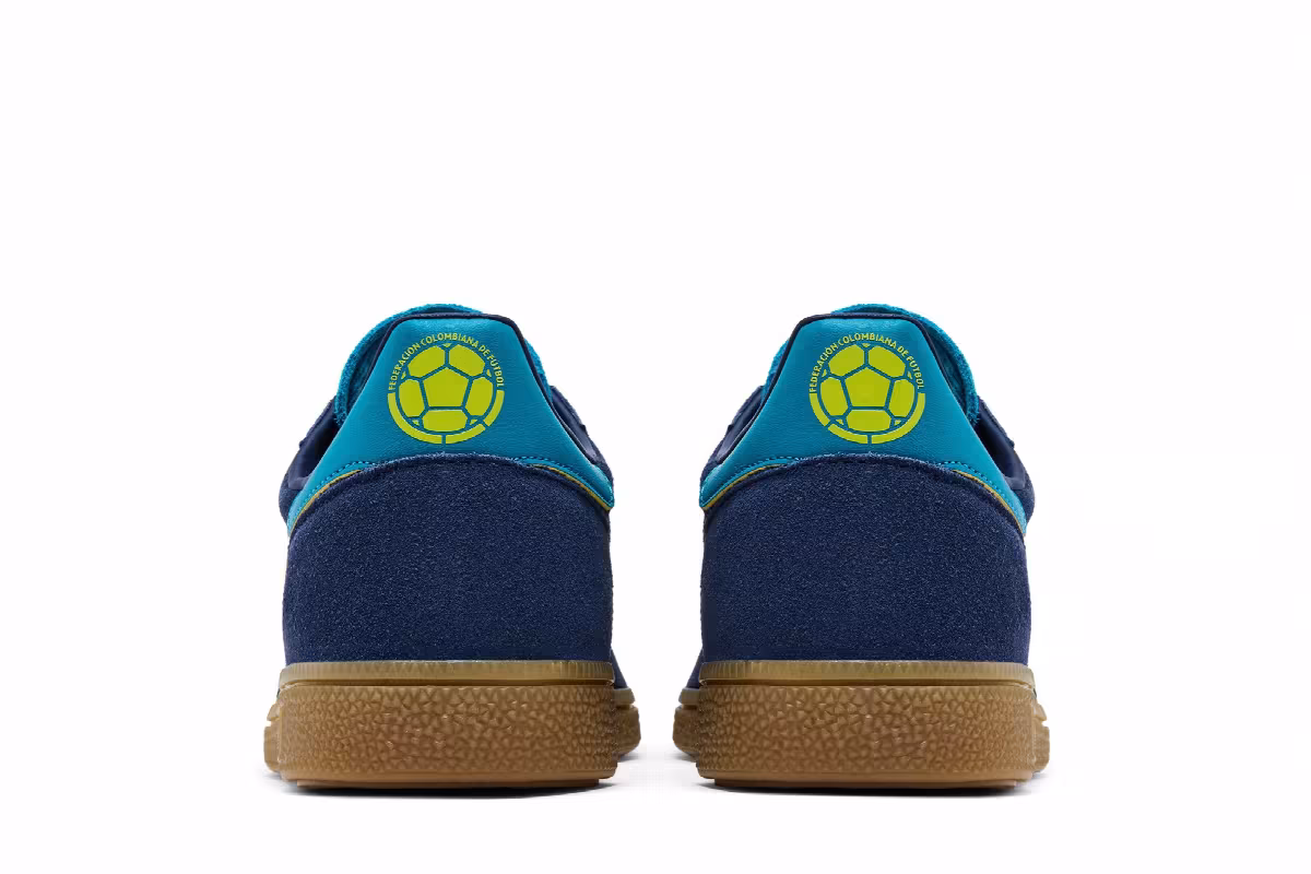 adidas Handball Spezial Columbia Blue Yellow, view 7
