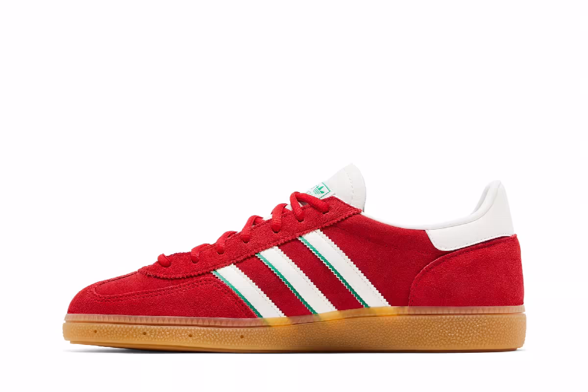 adidas Handball Spezial Scarlet Collegiate Green, view 4