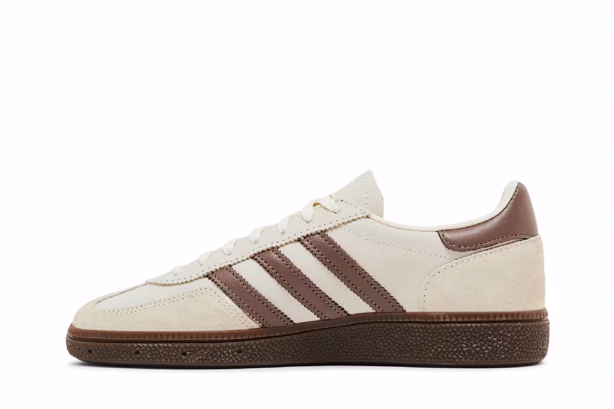 adidas Women's Handball Spezial Cream White Trace Brown, view 4