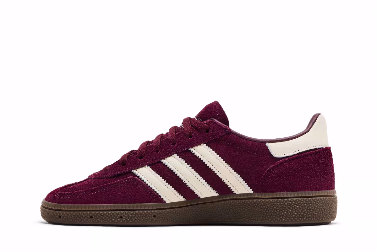 adidas Women's Handball Spezial Maroon Gum, view 4