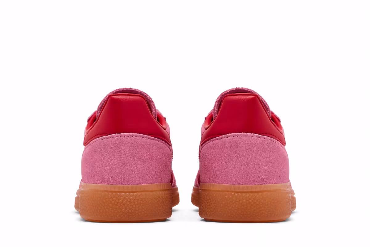 adidas Women's Handball Spezial Semi Pink Glow Better Scarlet, view 7