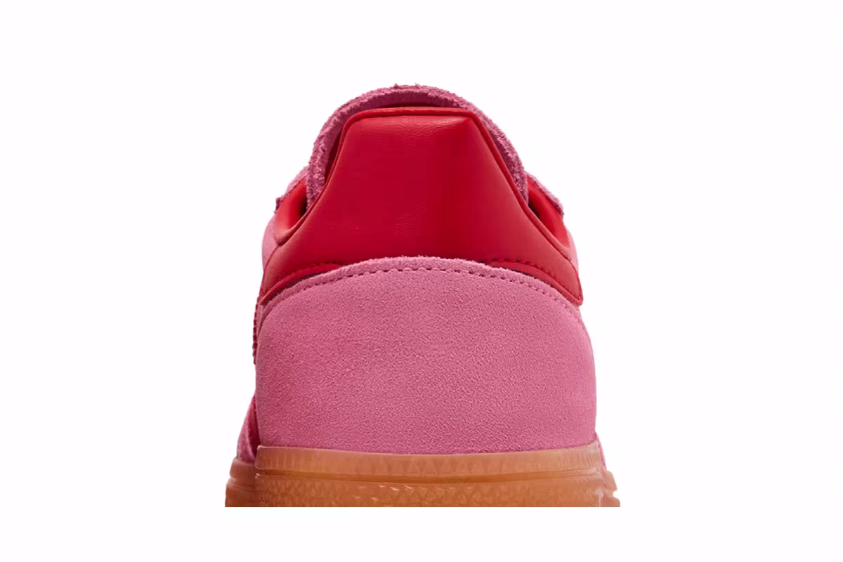 adidas Women's Handball Spezial Semi Pink Glow Better Scarlet, view 8
