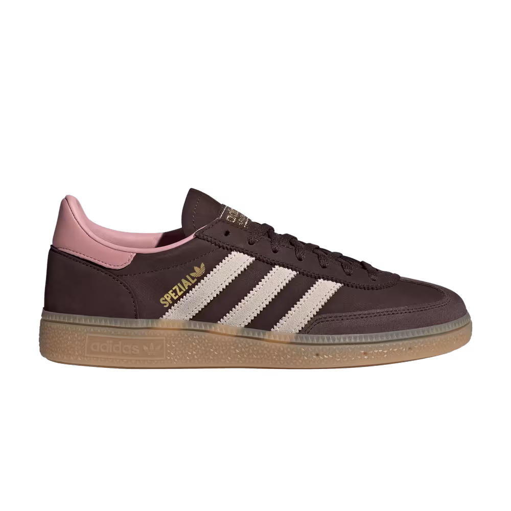 adidas Women's Handball Spezial Dark Brown Alumina Wonder Mauve